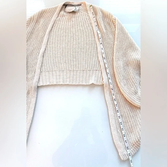 Brochu Walker Linen Open Knit Cardigan – CreamSize SNew